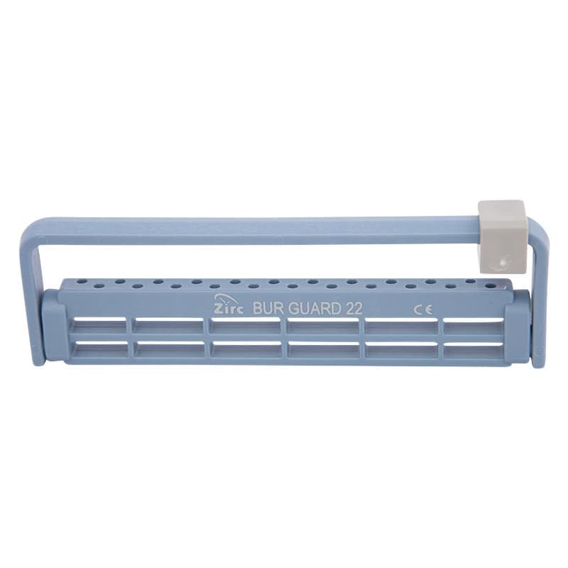 Zirc Steri-Bur Guard 22-Hole Bur Block, Blue, Adjustable, Antimicrobial, 50Z410B, 1/Pk thumbnail 6