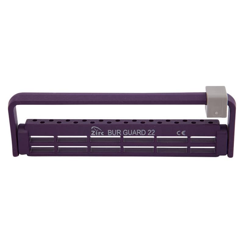 Zirc Steri-Bur Guard 22-Hole Bur Holder, Plum, 50Z410-E thumbnail 4