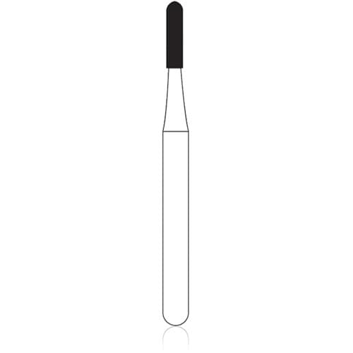 NTI 2-Piece Operative Carbide Bur, FGSS Friction Grip Short Shank, Round End Cylinder #1558 (H31R-012), 1.2 mm Head Diameter, 4.2 mm Head Length, 5/Pkg, H1558-FGSS thumbnail 3