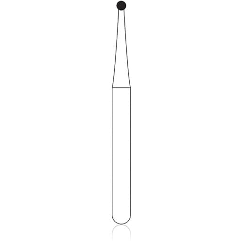 NTI 2-Piece Operative Carbide Bur, FG, Round #1, 0.8 mm, H1-FG, 5/Pkg thumbnail 5