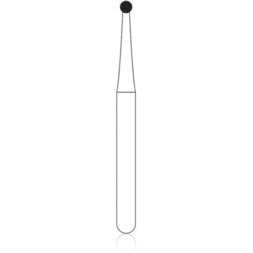 NTI 2-Piece Operative Carbide Burs, FG Friction Grip, Round #2, 1.0 mm, 100/Pkg, H2-FG100 thumbnail 3