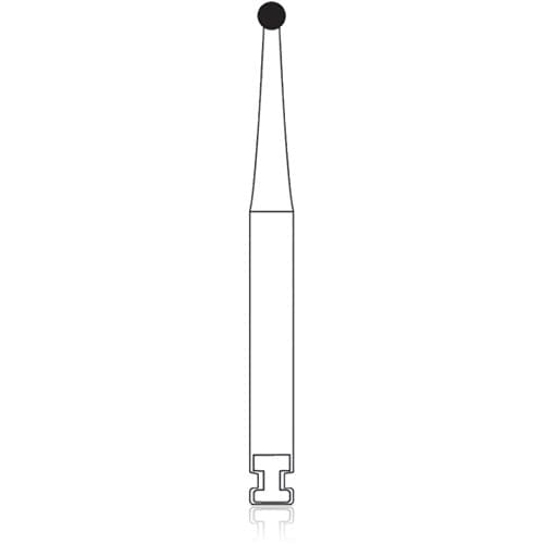 NTI Surgical Carbide Bur, Round #2, 1.0 mm, Right-Angle Latch Surgical Length, 5/Pkg, H2-RASG thumbnail 6