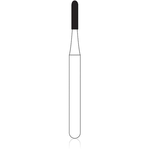 NTI 1957 Crown/Metal Cutter Carbide Bur, FG, Round End Cylinder Cross Cut, #1957, 1.0 mm, Fine, 5/Pk, H36RS-010 thumbnail 6