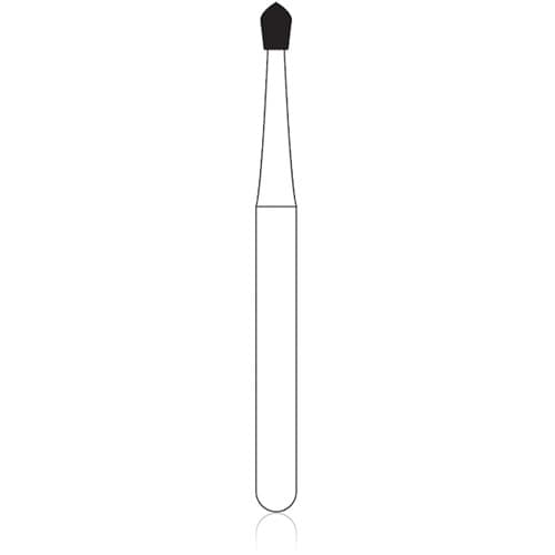 NTI 2-Piece Operative Carbide Bur, FG Friction Grip, Cylinder Crosscut, #556, 0.9 mm Diameter, 4.2 mm Length, 100/Pkg, H556-FG100 thumbnail 3