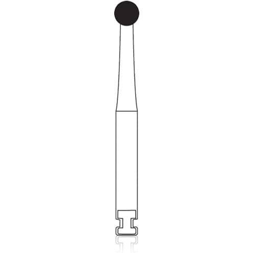 NTI 2-Piece Operative Carbide Bur, RA, Round #8, H8-RA, 5/Pk thumbnail 4