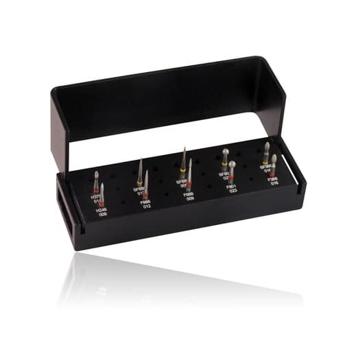 Kerr LS-7521 FAHL Anterior & Posterior Composite Finishing Set, NTI Diamonds & Carbides, 6-Piece Kit thumbnail 5
