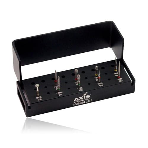 Kerr AXIS Veneer Prep Logic Set, LS-7525, 9-Piece Trimming & Finishing Bur Kit thumbnail 4