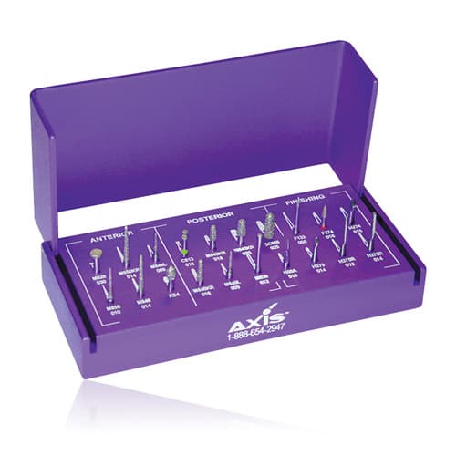 Kerr LS-7541 LVI Esthetic Preparation Set, Logic Set, FG/HP Shank, 20-Piece Kit thumbnail 5
