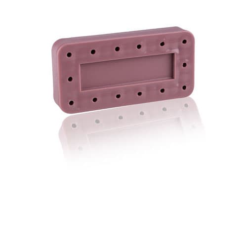 Plasdent Magnetic Bur Block, Rectangular, 14 Burs Capacity, Mauve, 1/Pk, 400BR-10 thumbnail 6