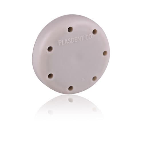Plasdent Magnetic Bur Block, Small Round, 7-Hole, Gray, 1-5/8" Diameter, 400BS-9 thumbnail 4