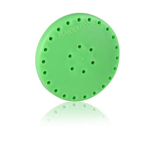 Plasdent Magnetic Bur Block, Large Round, 28 Holes, Neon Green, 1/Pk, 400BLS-4 thumbnail 6
