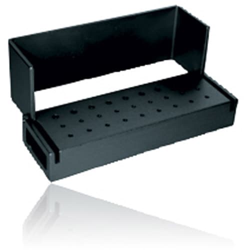 Kerr AXIS Bur Block, 27 Hole, 18 FG/9 RA, Black Anodized Aluminum, Autoclavable, AB110-1B thumbnail 4