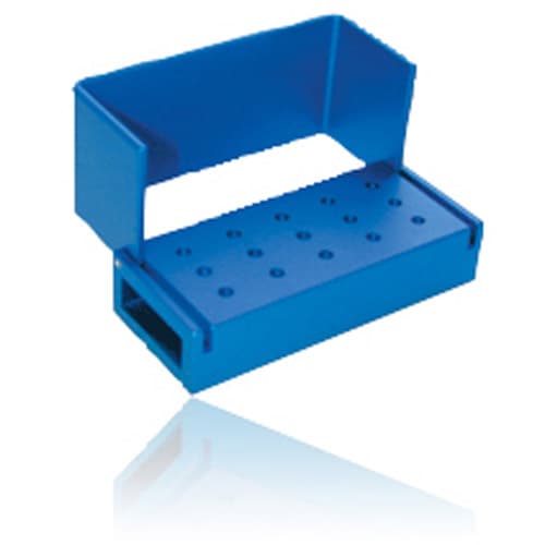Kerr AXIS Aluminum Bur Block, 15 RA Holes, Blue, AB310-1U thumbnail 3