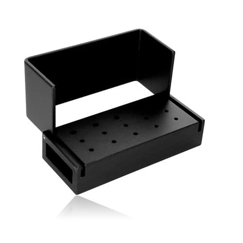Kerr Axis Aluminum Bur Block, 15 Holes (10 FG / 5 RA), Black, Swivel Top, Autoclavable, AB320-1B, 1/Pk thumbnail 6