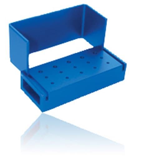 Kerr AXIS Aluminum Bur Block, 15 Holes (10 FG / 5 RA), Blue, Autoclavable, AB320-1U thumbnail 6