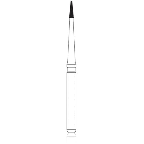 NTI TDF-3 Trimming & Finishing Carbide Bur, 8-Flute, FG, Safe End, 0.8 mm, Red, 5/Pk, H132-008 thumbnail 6
