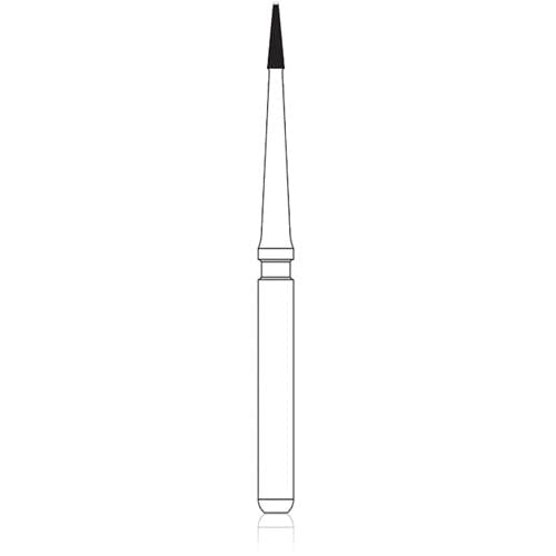 NTI TDF Series Carbide Bur, FG, TDF-3UF, Safe End, 0.8 mm, 30 Flute, White, 5/Pk, H132-008UF thumbnail 6