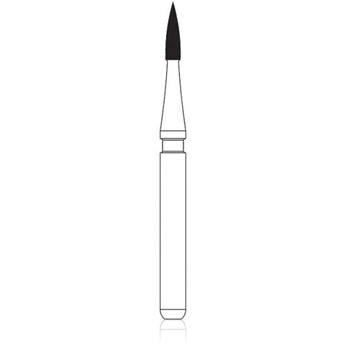 NTI 12-Fluted Trimming & Finishing Carbide Bur, FG, Mini Flame, #7901, 0.9 mm, Fine, Red, 5/Pk, H246-009 thumbnail 10