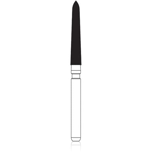 NTI 12-Fluted Trimming & Finishing Carbide Burs, FG, Curettage, #H284K-018, 1.8 mm, Red, 5/Pk thumbnail 5
