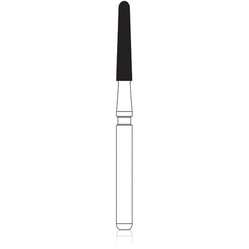 NTI 12-Fluted Trimming & Finishing Carbide Burs, FG, Round End Taper, #7675, 1.6 mm, Red, 5/Pk, H375R-016 thumbnail 6