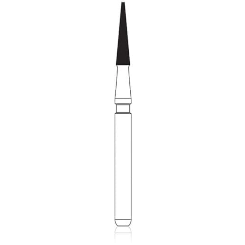 NTI 12-Fluted Trimming & Finishing Carbide Burs, FG, Football, #7404, 1.4 mm, Red, 5/Pk, H379-014 thumbnail 6
