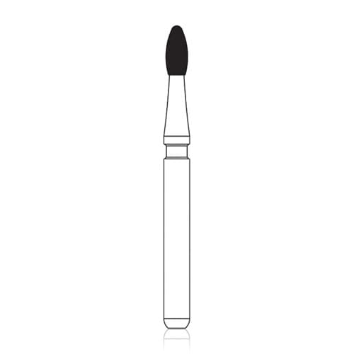 NTI 30-Fluted Trimming & Finishing Carbide Burs, FG, Football, #7404-UF, 1.2 mm, White, 5/Pk, H379-014UF thumbnail 10