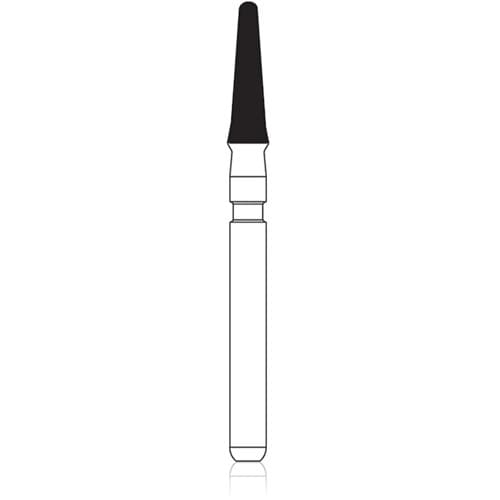 NTI Trimming & Finishing Carbide Bur, Interproximal, 12-Flute, FG, Red, #H50A-010, 1.0 mm, 5/Pkg thumbnail 5