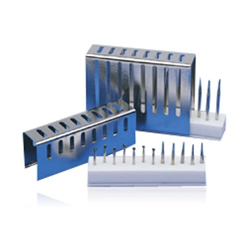 Hu-Friedy IMS Bur Cushion with Short Lid, Holds 12 Burs, Silicone Base with Stainless Steel Lid, IMS-1372S thumbnail 11
