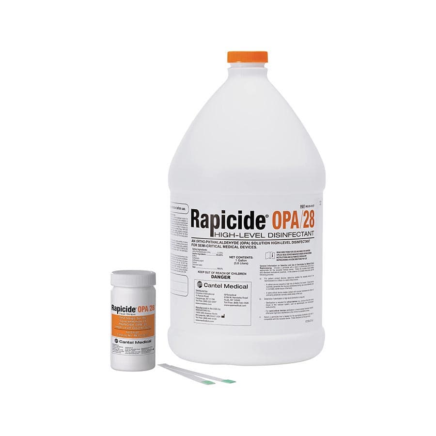 Rapicide OPA/28 High-Level Disinfectant, 0.575% Ortho-Phthalaldehyde, 1 Gallon Bottle, ML02-0127 thumbnail 7