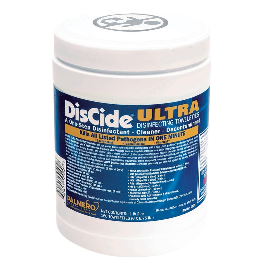 DisCide® ULTRA Disinfecting Towelettes, 6" x 6.75", 160/Canister, 60DIS thumbnail 8