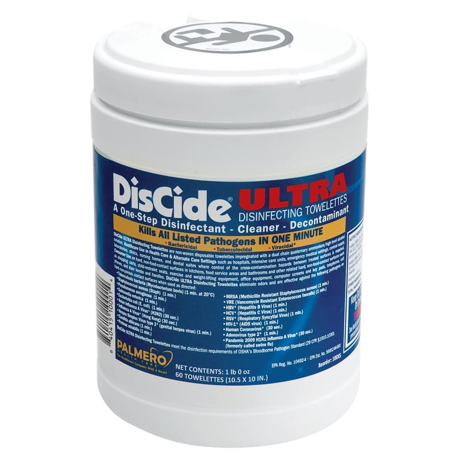 DisCide Ultra Disinfecting Towelettes, 10.5" x 10", 60/Canister, 10DISXL thumbnail 14