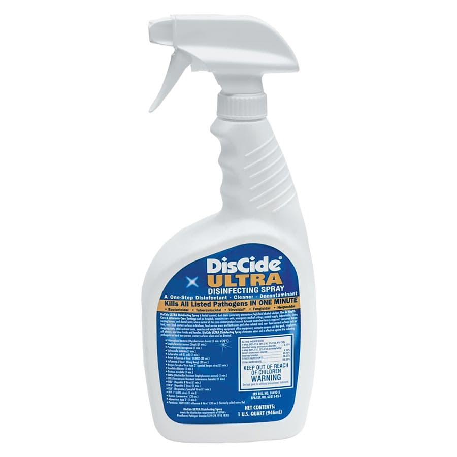 DisCide ULTRA Surface Disinfectant, Hospital-Level, Ready-to-Use, Pleasant Herbal Scent, 32 oz Bottle, 3565Q thumbnail 7