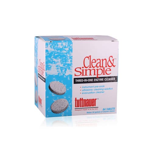 Clean & Simple Ultrasonic/Enzymatic Cleaning Tablets, 64/Pk, CS0064 thumbnail 12