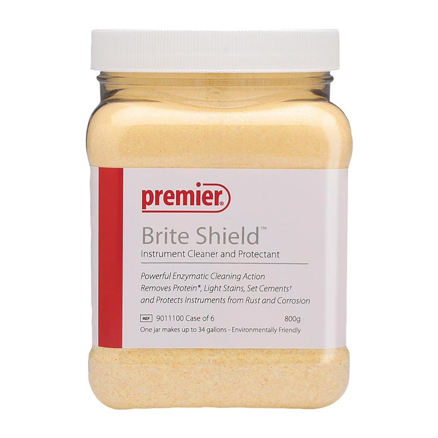 Brite Shield Instrument Cleaner and Protectant, Enzymatic Powder, 800 g Jar with Scoop, 9011100 thumbnail 13