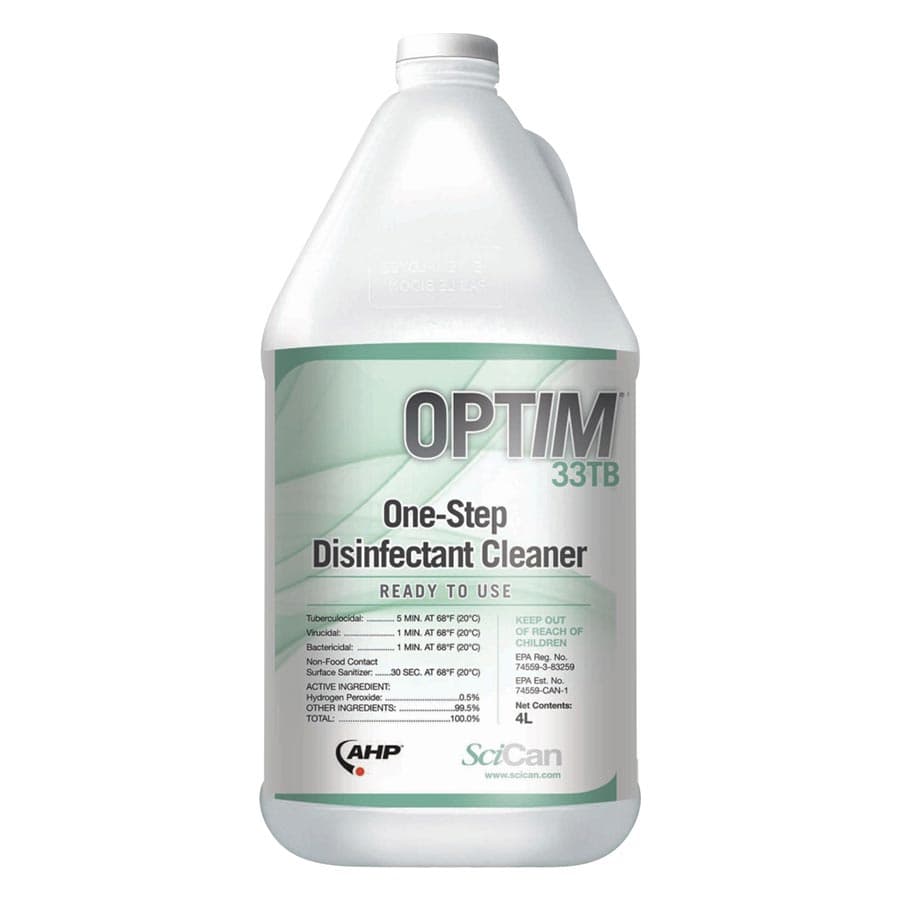 Optim 33TB One-Step Surface Cleaner & Disinfectant, 1 Gallon Bottle, OPT33-4X1 thumbnail 8