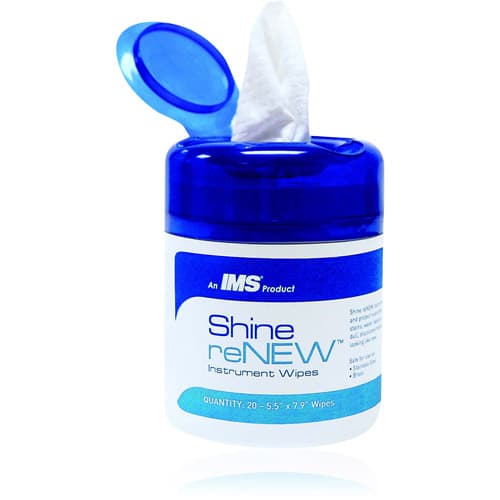 Hu-Friedy Shine reNEW Instrument Wipes, Stain & Rust Remover, 20/Canister, IMS-1455 thumbnail 4