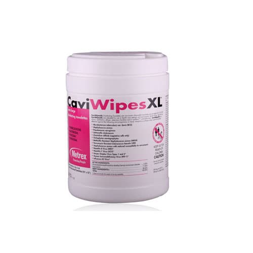 CaviWipesXL™ Surface Disinfectant Towelette Wipes, 9" x 12", 65 Wipes/Canister, 13-1150 thumbnail 2