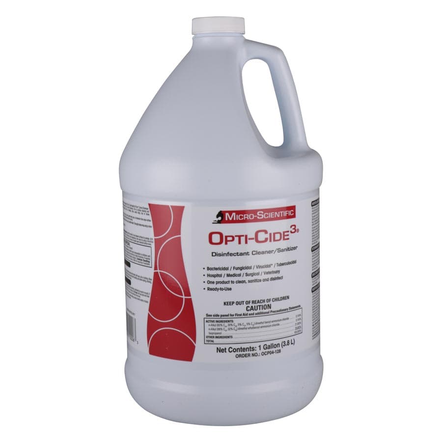 Opti-Cide-3 Surface Disinfectant, Ready-to-Use, 1 Gallon Pour Bottle, DOCP04-128 thumbnail 8
