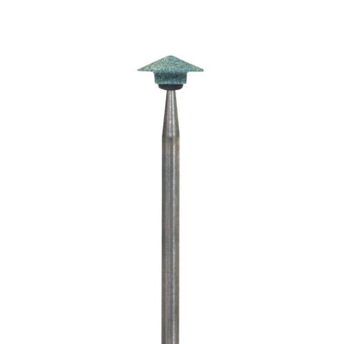 Dura-Green Stones, HP (Straight Handpiece), Knife Edge KN4, ISO #080, Green, 12/Pk, 0026 thumbnail 5