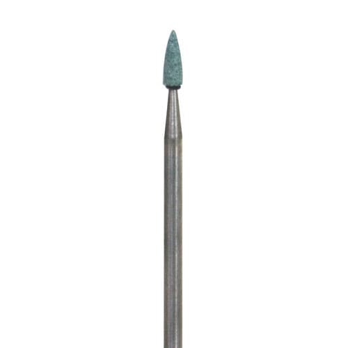 Dura-Green Silicon Carbide Finishing Stones, Flame FL2, Contra Angle (CA), Green, 12/Pk, 0060 thumbnail 13