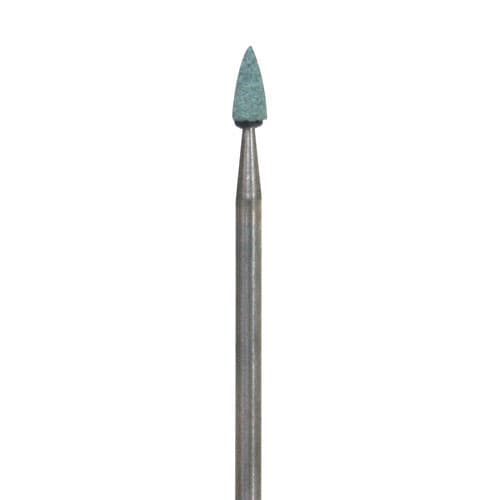 Dura-Green Silicon Carbide Finishing Stones, Flame FL3, Contra Angle (CA), Green, 12/Pk, 0061 thumbnail 9