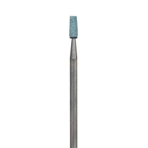 Dura-Green Stones, TC2 Tapered Cylinder, CA (Contra Angle), Silicon Carbide, Green, 12/Pack thumbnail 2
