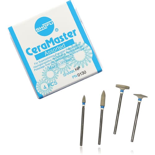 CeraMaster Diamond Polishing System, Assorted Kit, HP, 4 Shapes (Bullet, Mini-Point, KN7, WH6), 0130 thumbnail 4