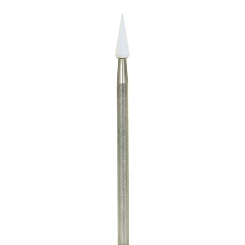 Dura-White Stones, CN1 Pointed Cone, CA (Contra Angle), White, 12/Pk, 0221 thumbnail 15