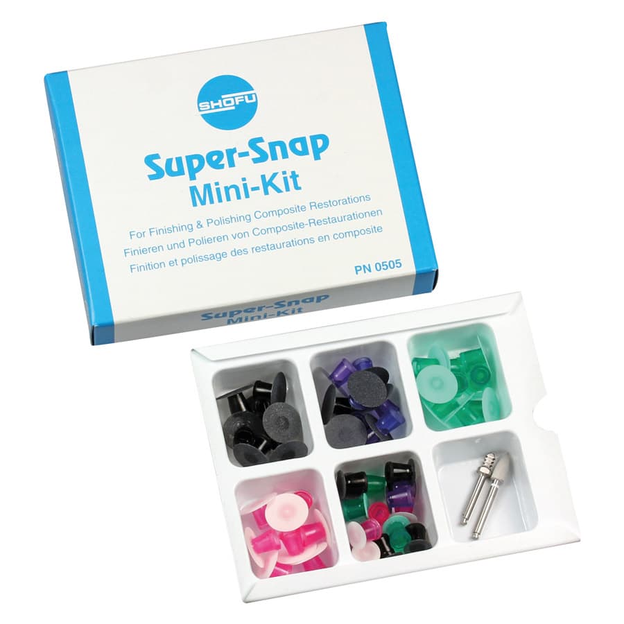 Super-Snap Buff Disk Mini Rainbow Technique Kit, CA Shank, Assorted, 32 Standard + 16 Mini Disks, 0505 thumbnail 10