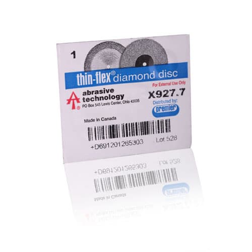 Two Striper Thin-Flex Diamond Disc, Double-Sided, 927-7, 0.15 mm, 45 Micron, 7/8" Diameter, 1/Pk, 2012653 thumbnail 6