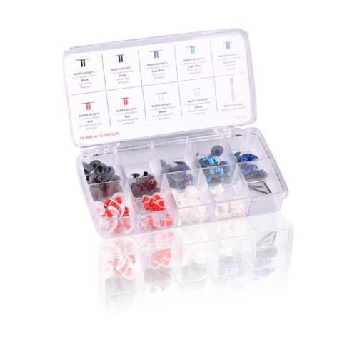 Poli-Pro Disc Composite Polishing System, Intro Kit, 180 Disks (20 Each of 9 Grits) with 4 RA Mandrels, 2019070 thumbnail 10