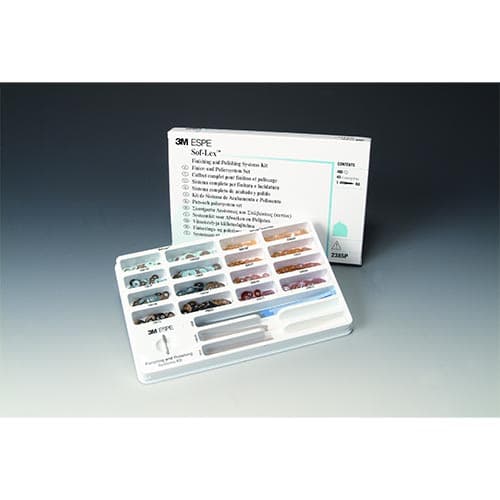 3M Sof-Lex Finishing and Polishing System Kit, 240 Pop-On Discs, 240 XT Discs, 45 Strips, 1 RA Mandrel, 2385P thumbnail 9