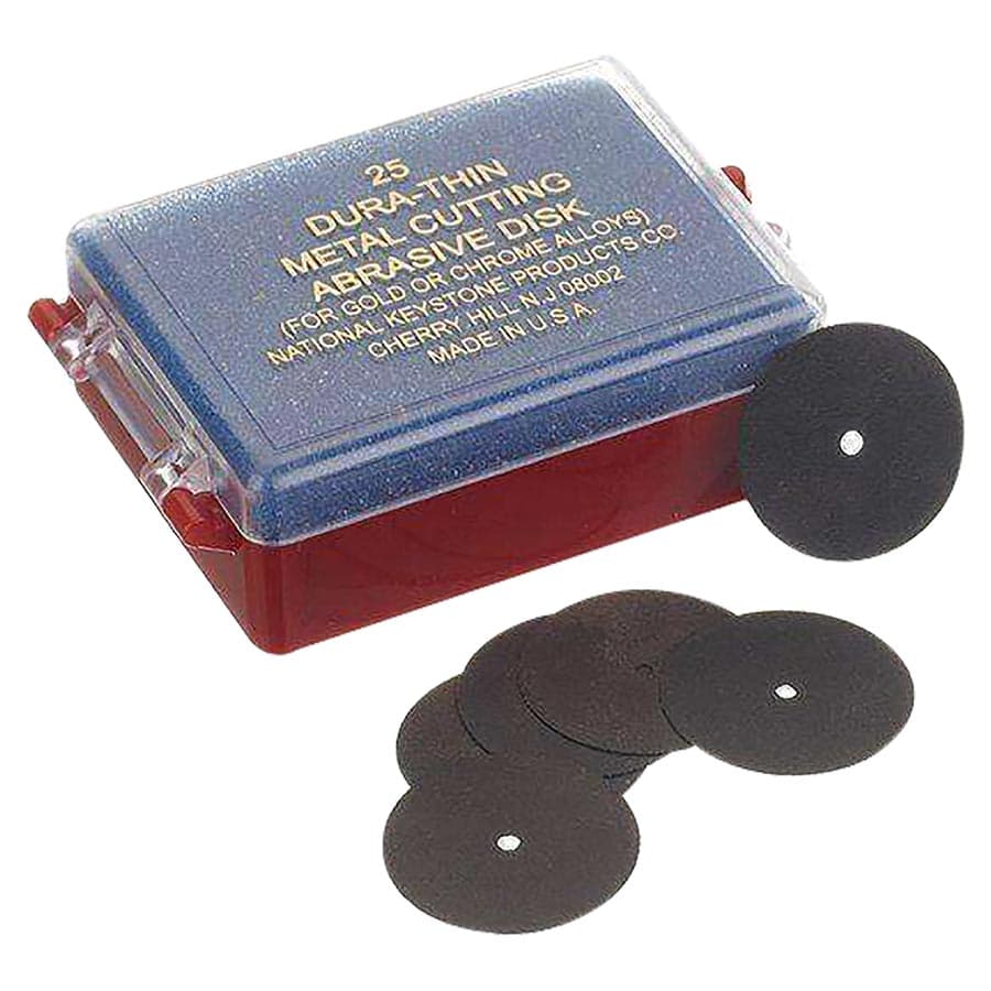 Keystone Dura-Thin Aluminum Oxide Separating Disc, 7/8" x .010" (22.2 x 0.25mm), Brown, 25/Box, 1300460 thumbnail 5