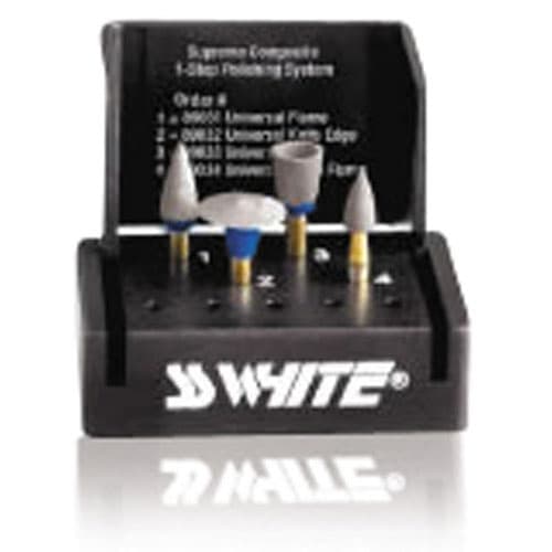Jazz Supreme Composite 1-Step Universal Polishing System, RA Latch-Type, 4-Piece Assortment Kit with Autoclavable Bur Block, 4/Pk, 89035 thumbnail 11